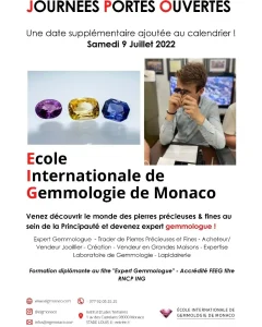 Journée portes ouvertes à l'école Internationale de Gemmologie de Monaco