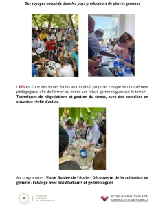 Journée portes ouvertes à l'école Internationale de Gemmologie de Monaco